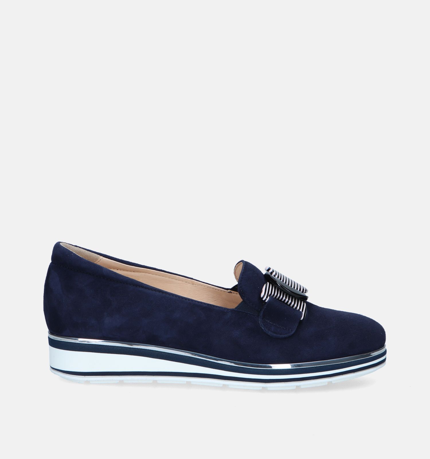 Blauwe instappers clearance