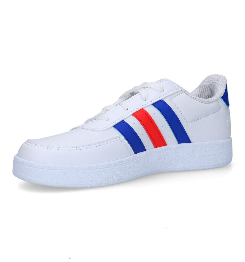 adidas Breaknet Baskets en Blanc pour filles, garçons (318945) - pour semelles orthopédiques