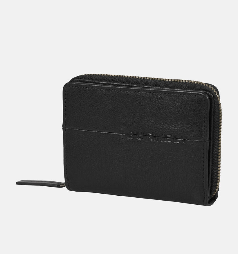 Burkely Norah Porte-monnaie zippé en Noir pour femmes (347963)