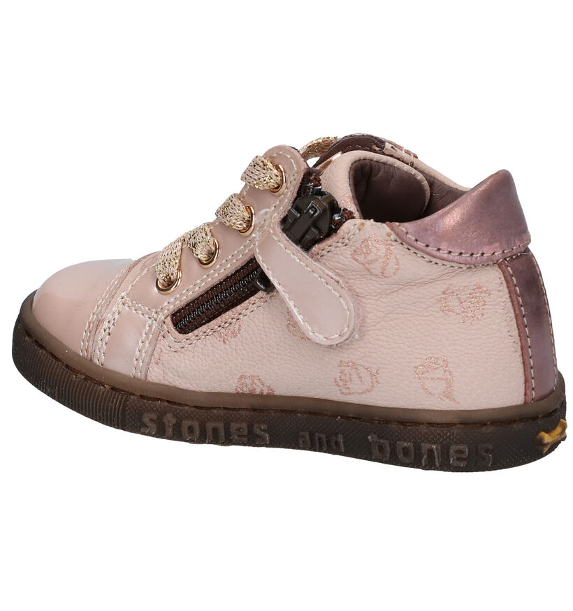 STONES and BONES Bema Roze Babyschoenen in leer (279313)