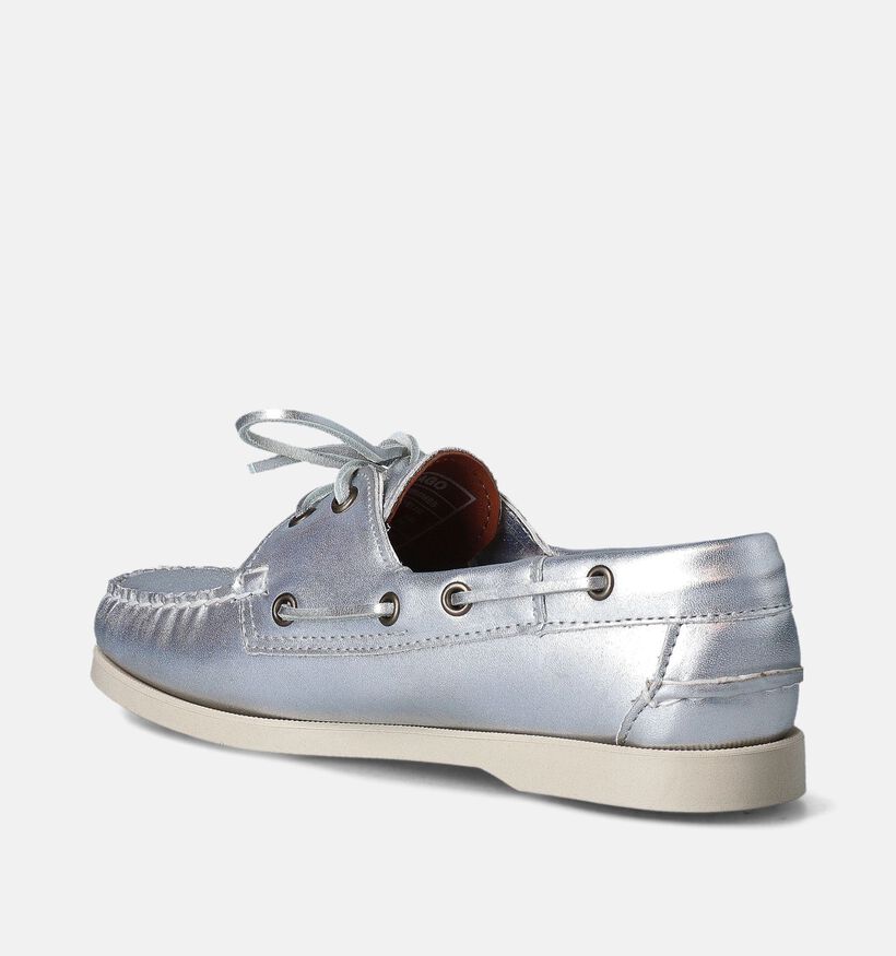 Sebago Portland Chaussures bateau en Argent pour femmes (353693)