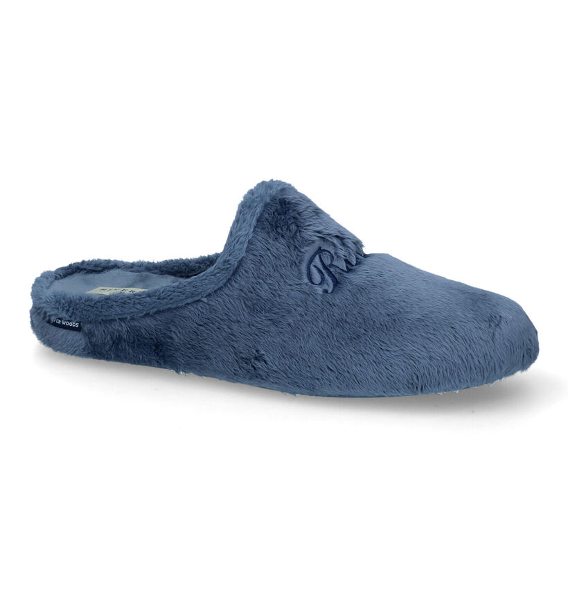 River Woods Isabel Pantoufles en Bleu pour femmes (316015)