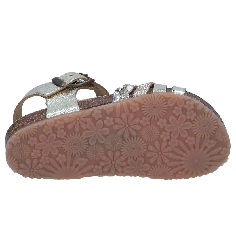 Gouden Sandalen Milo & Mila in kunstleer (245120)