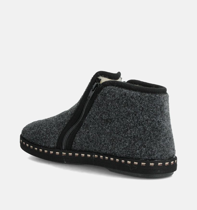 Hush Puppies Douvent Donkergrijze Gesloten Pantoffels voor heren (361629)