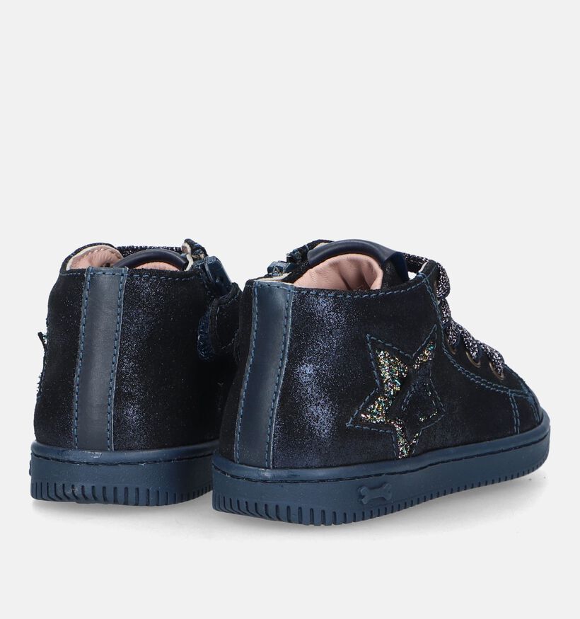 STONES and BONES Sira Blauwe Babyschoenen voor meisjes (329461) - geschikt voor steunzolen