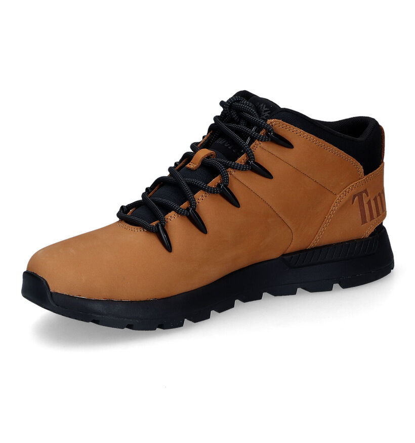 Timberland Sprint Trekker Mid Bottines en Noir pour hommes (345037) - pour semelles orthopédiques