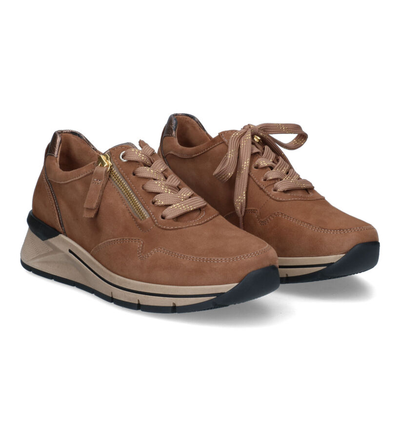 Gabor OptiFit Groene Sneakers voor dames (315319) - geschikt voor steunzolen