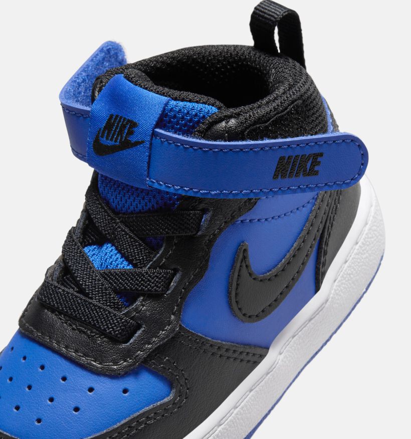Nike Court Borough Baskets montantes en Bleu pour filles, garçons (359979) - pour semelles orthopédiques
