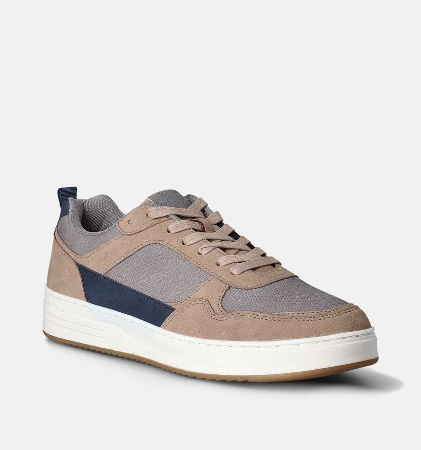 Origin Chaussures à lacets en Taupe pour hommes (353897) - pour semelles orthopédiques