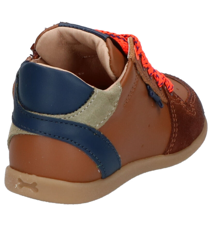 STONES and BONES Moty Chaussures en Cognac en cuir (271321)