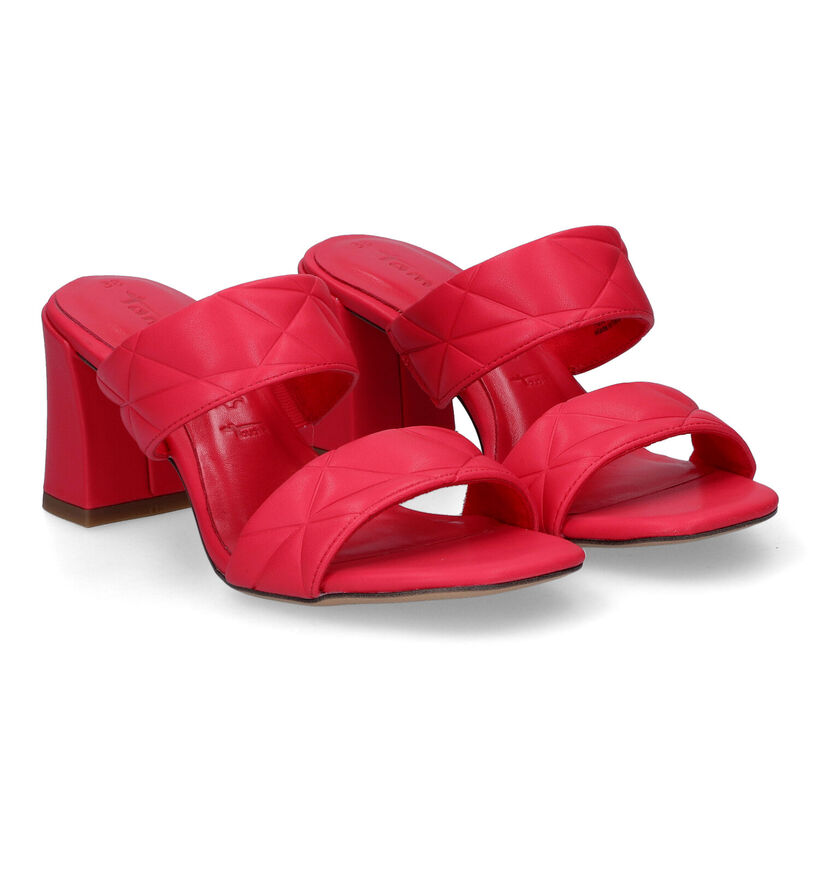 Tamaris Zwarte Slippers in kunstleer (309751)
