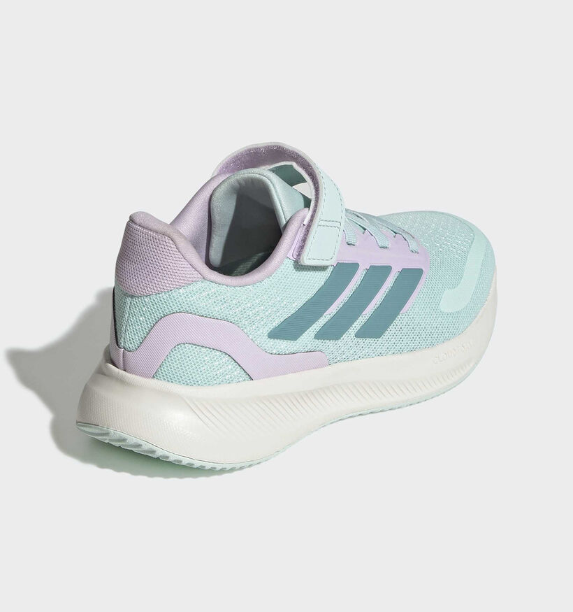 adidas Runfalcon Baskets basses en Bleu pour filles (366770) - pour semelles orthop&eacute;diques