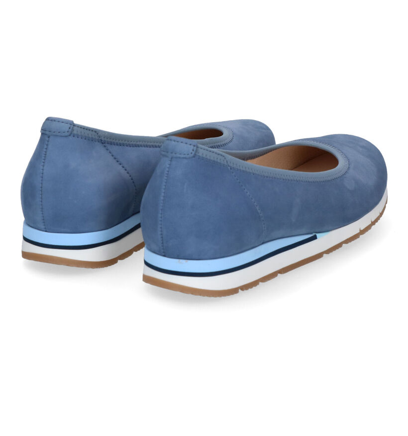 Gabor OptiFit Ballerines en Bleu en nubuck (306218)