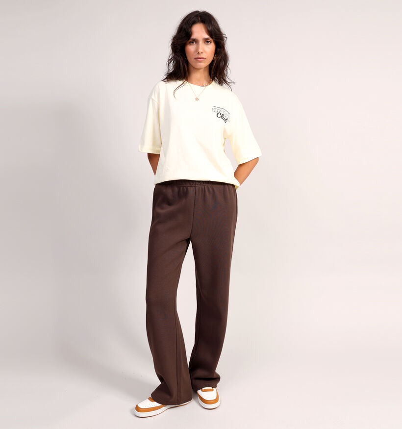 Pieces Chilli Bruine Joggingbroek voor dames (361138)