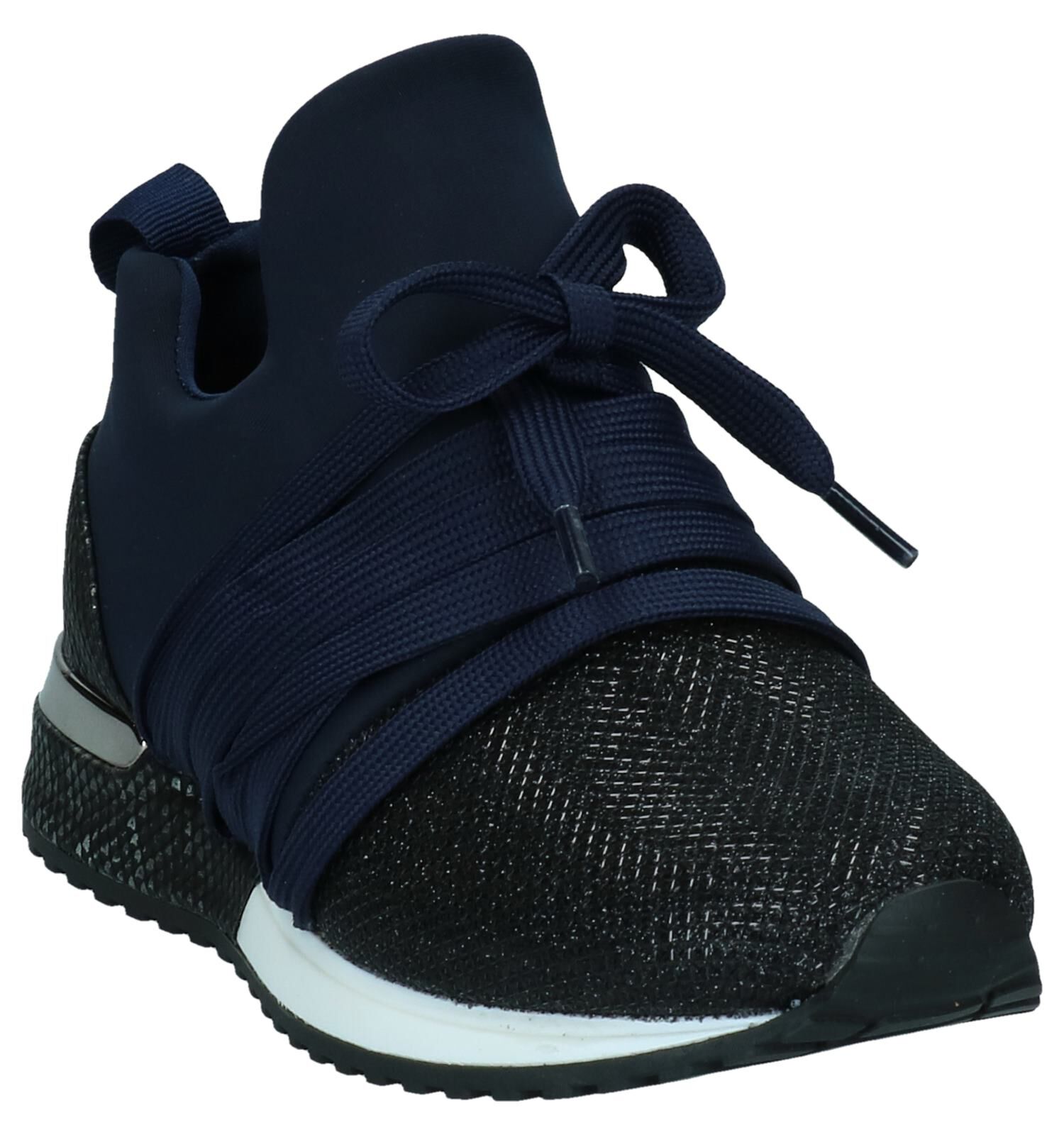 La strada sales blauwe sneakers