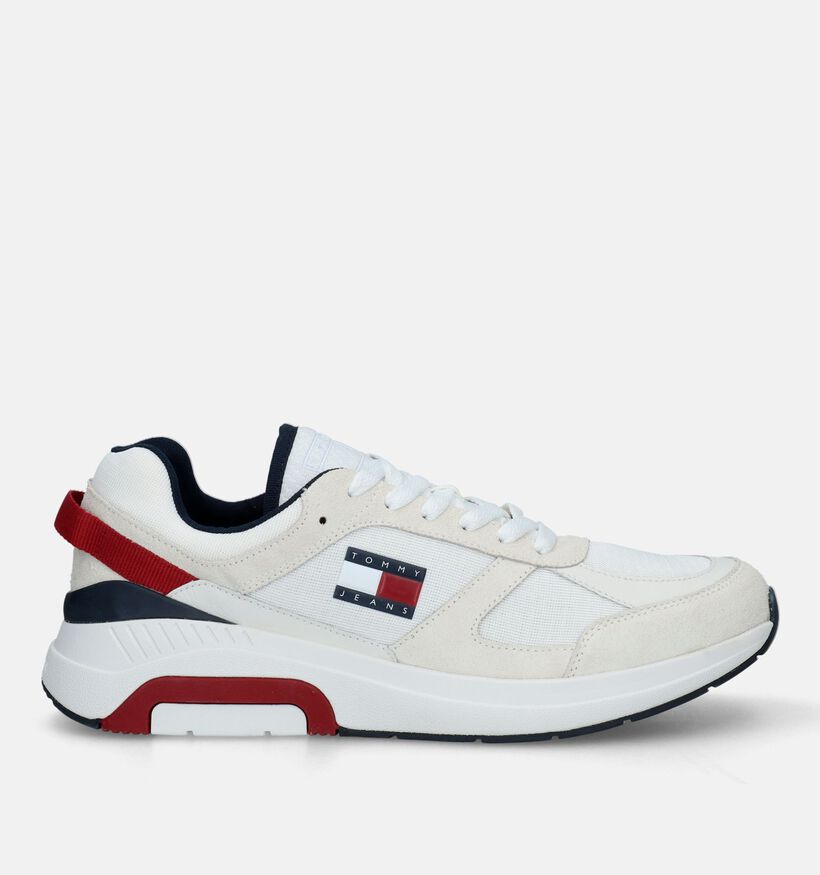 Tommy Hilfiger TJM Runner Combind Witte Sneakers voor heren (334090) - geschikt voor steunzolen