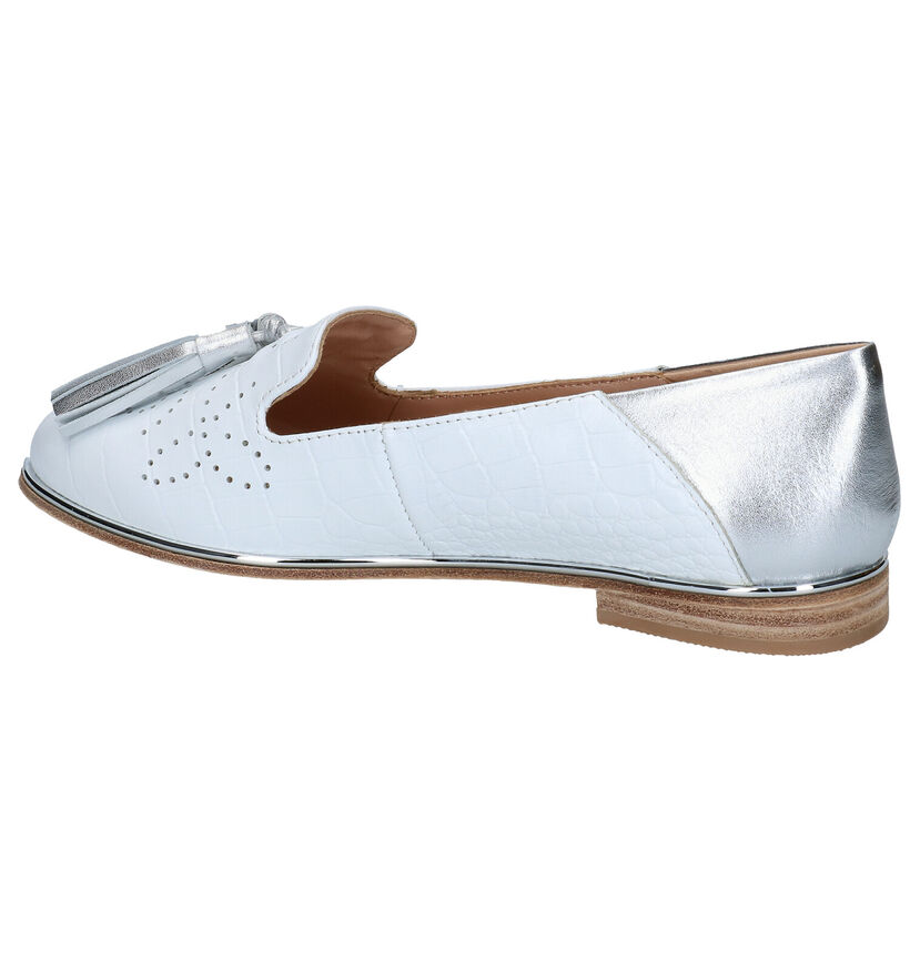 Nathan-Baume Loafers en Blanc en cuir (290020)