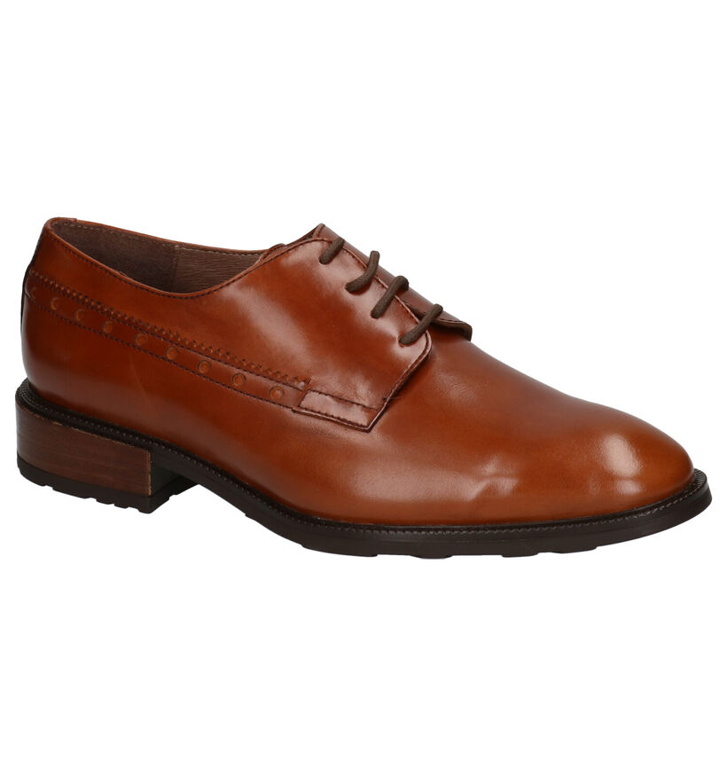 Wonders Cognac Veterschoenen in leer (259731)