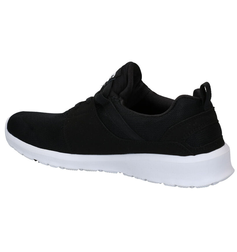 DC Shoes Heathrow Zwarte Sneakers in stof (285617)