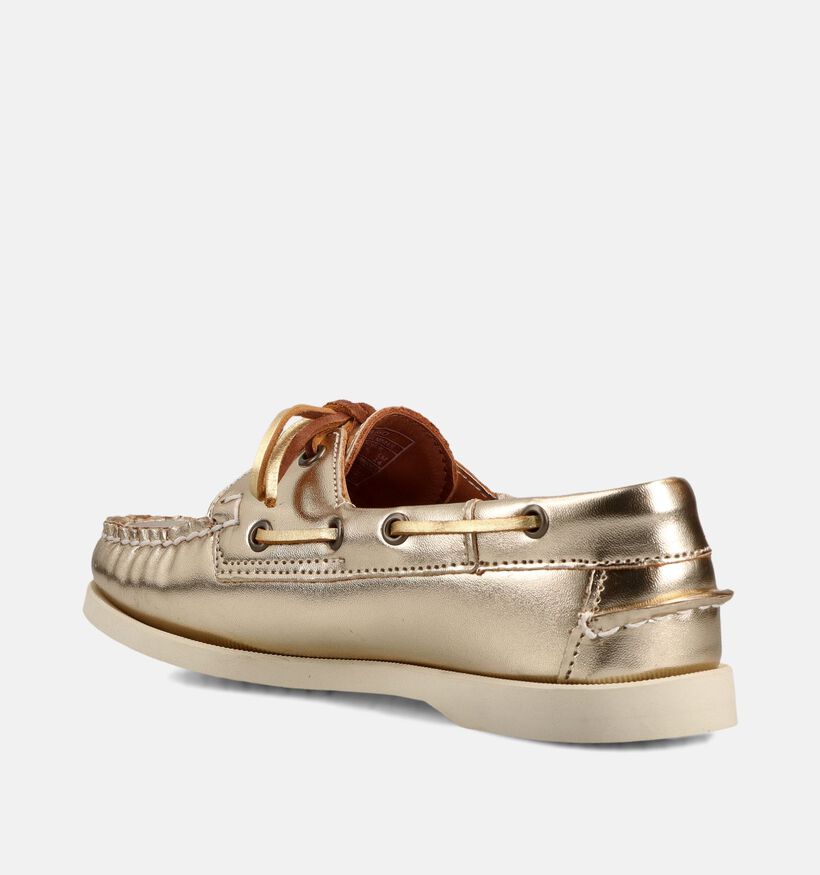 Sebago Portland Metallic Gouden Bootschoenen voor dames (370229)