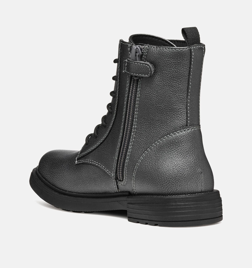 Geox Eclair Bottines en Gris pour filles (344530) - pour semelles orthopédiques
