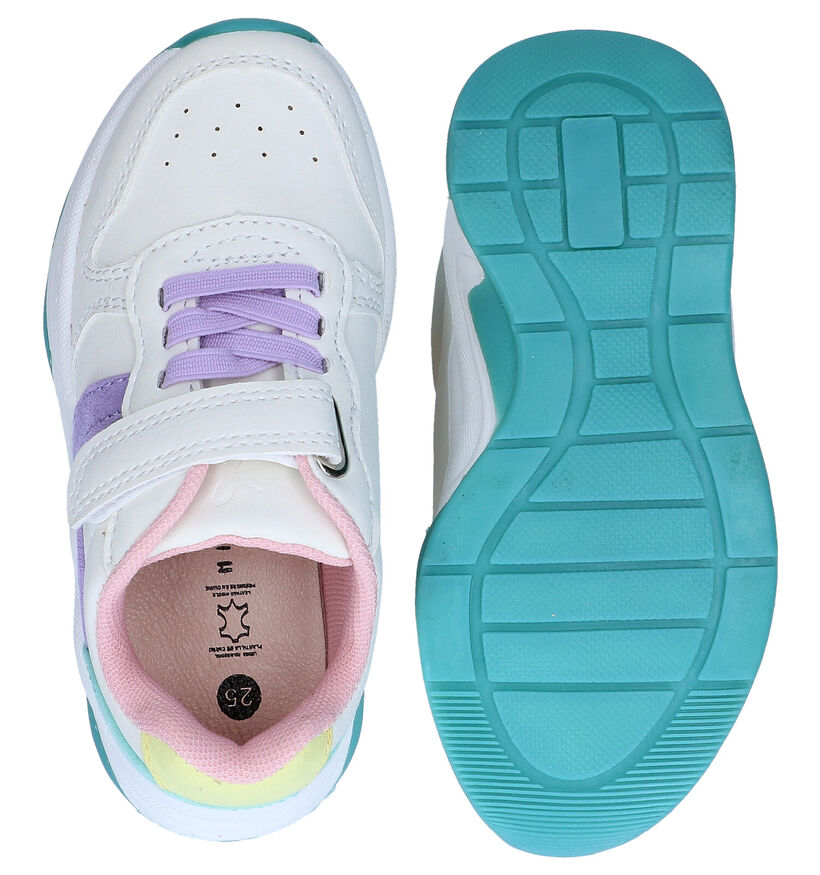 Milo & Mila Witte Sneakers in kunstleer (289333)