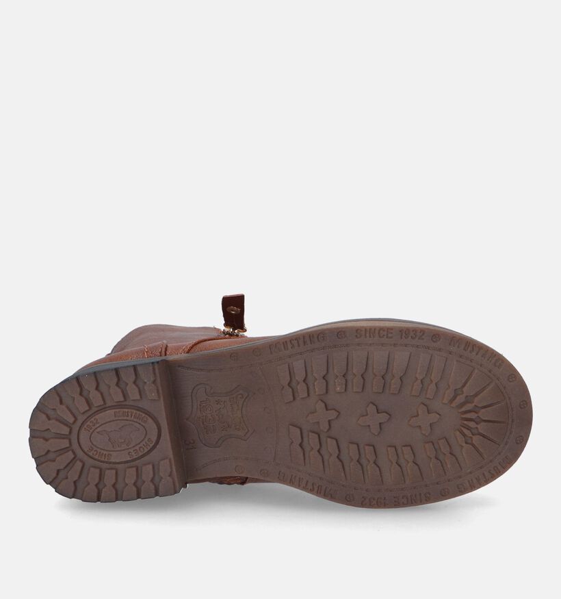Mustang Bottines robustes en Bleu pour filles (345604)