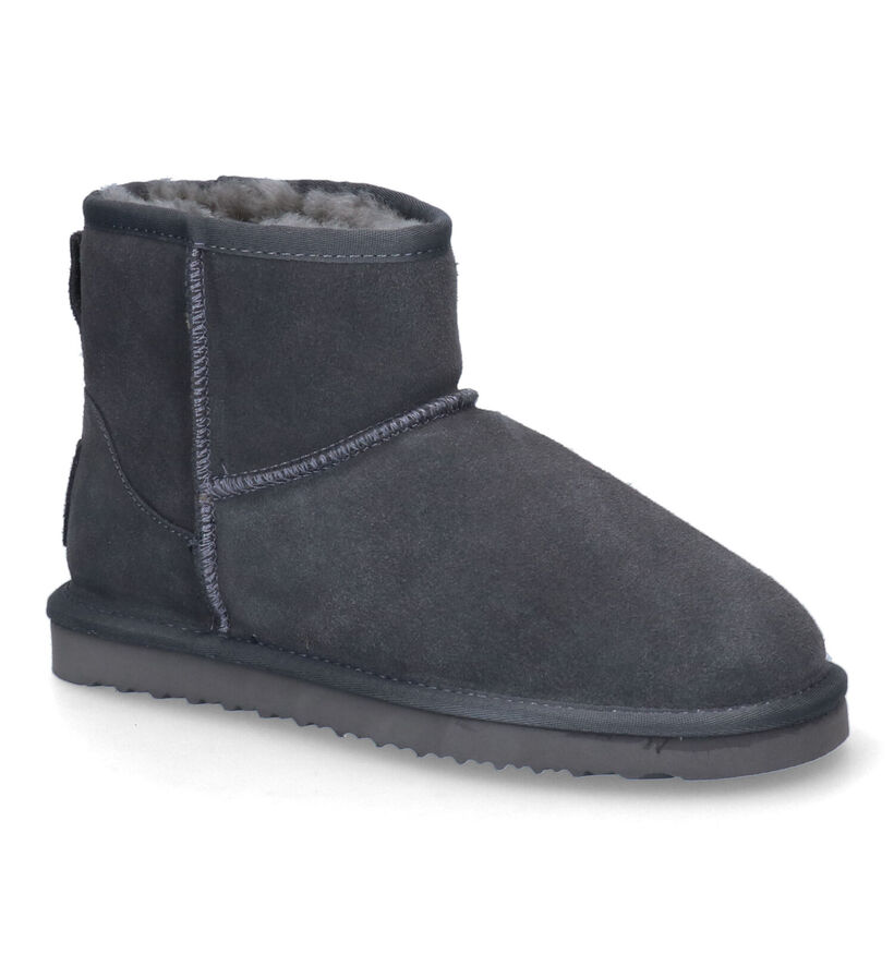 Hampton Bays Blauwe Boots in daim (300086)