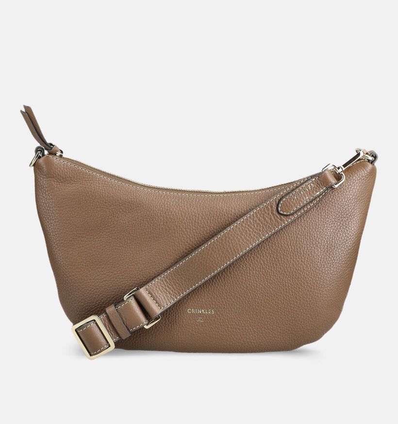 Crinkles Bruine Crossbodytas voor dames (381703)