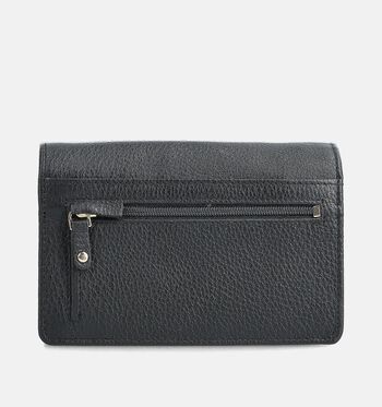 Crinkles Portemonnees Zwart/Beige/Bruin/Groen