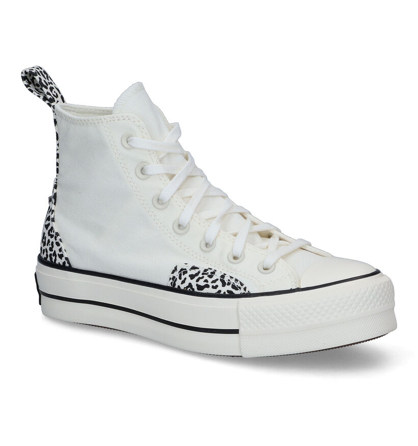 Converse Chuck Taylor AS Lift Baskets en Noir en textile (312448)
