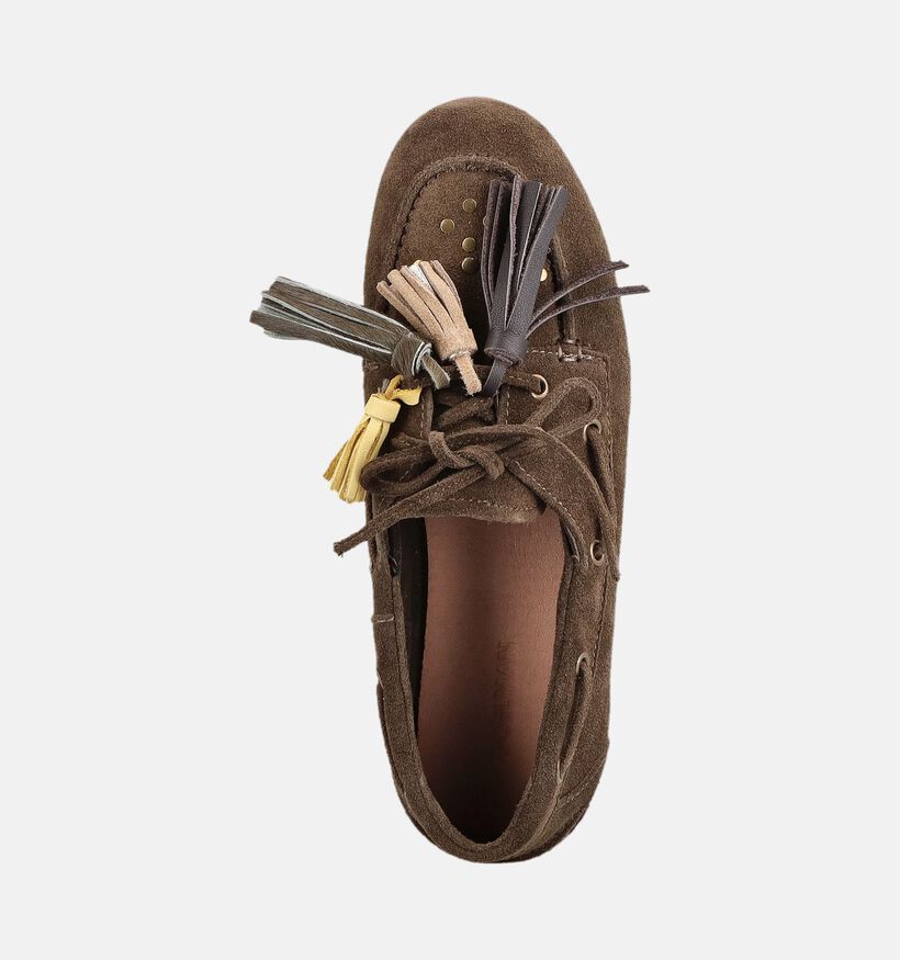 Poelman Kakigroene Bootschoenen voor dames (384296)