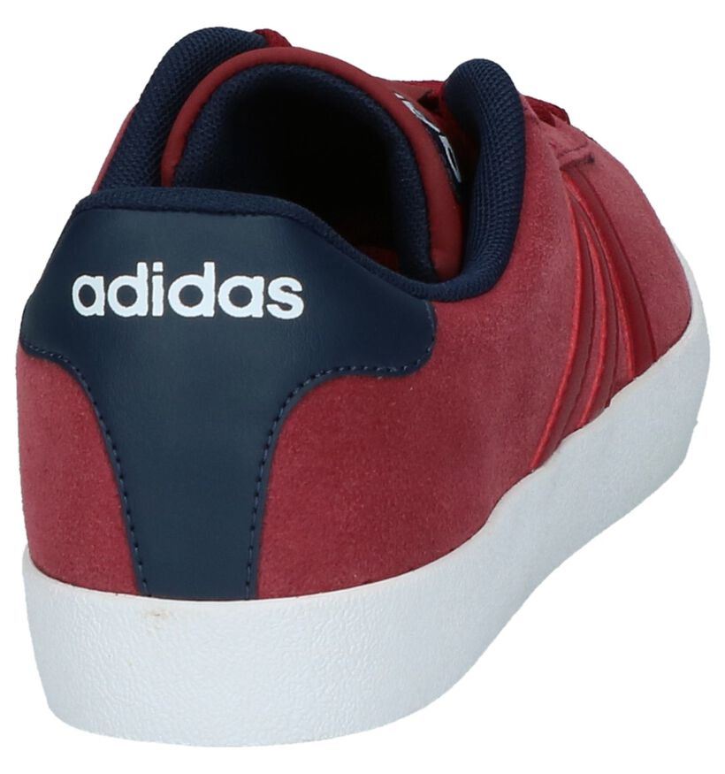 Bordeaux adidas Court Vulc Sneakers in daim (199489)