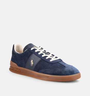Polo Ralph Lauren Low Baskets Beige/Marron/Bleu