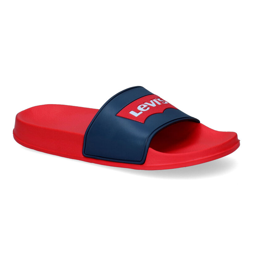 Levi's Pool Blauwe Badslippers in kunststof (306088)