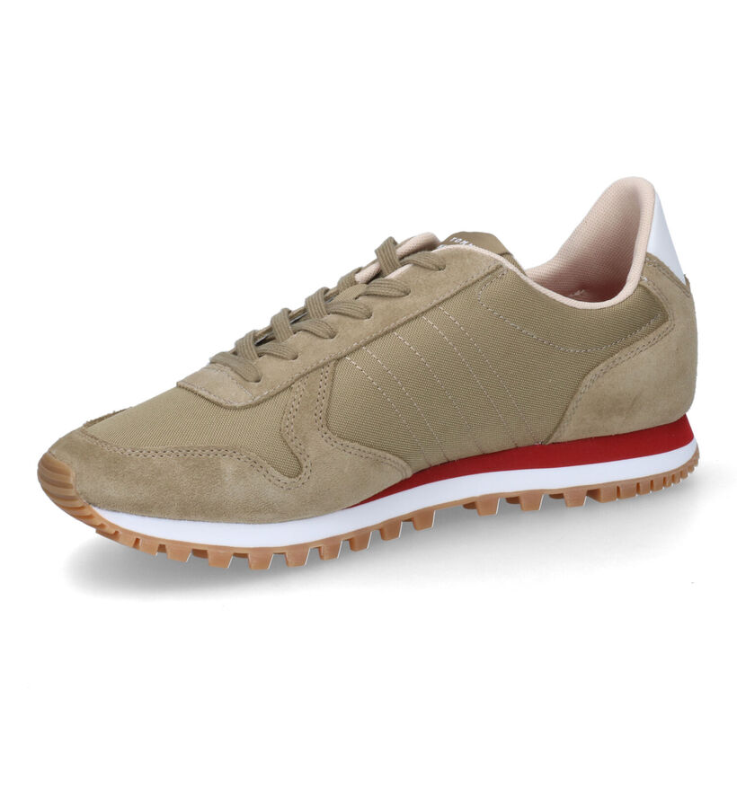 Tommy Hilfiger Elevated Eva Kaki Sneakers in daim (304720)