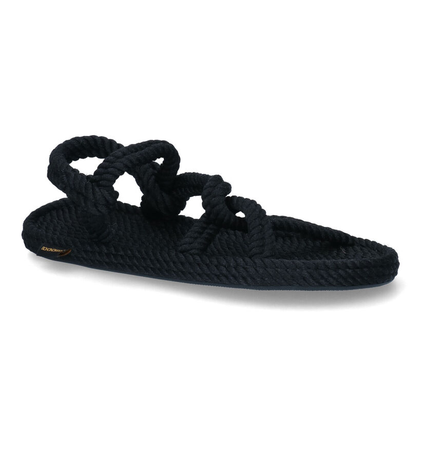 Bohonomad Mykonos Zwarte Sandalen voor dames (310967)