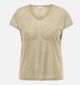 ONLY Carmakoma Silvery Lurex T-shirt en Or pour femmes (374883)
