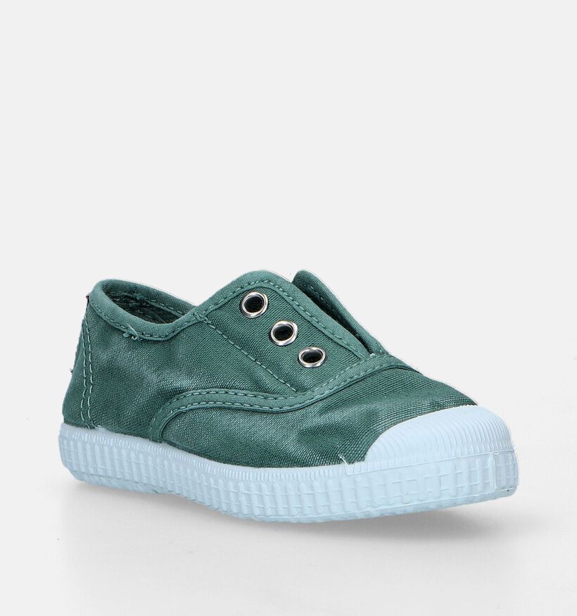 Cienta Groene Slip-ons voor meisjes, jongens (340025) - geschikt voor steunzolen