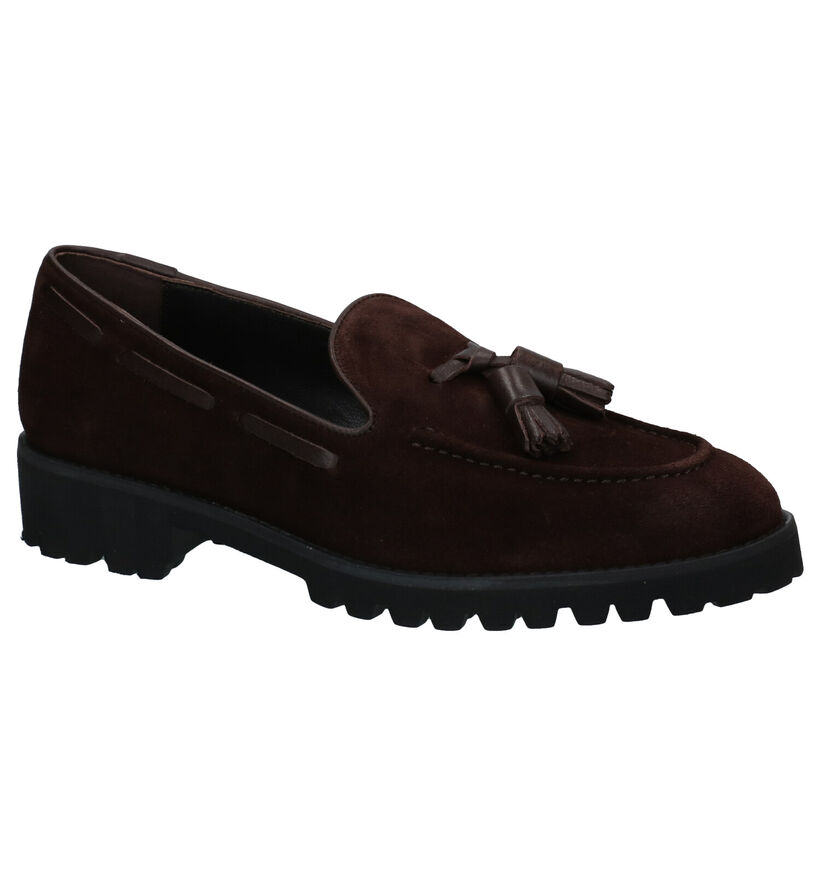 JHay Loafers en Brun foncé en daim (298769)