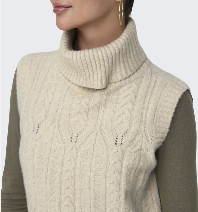 JDY Elba Zwarte Mouwloze trui voor dames (348632)