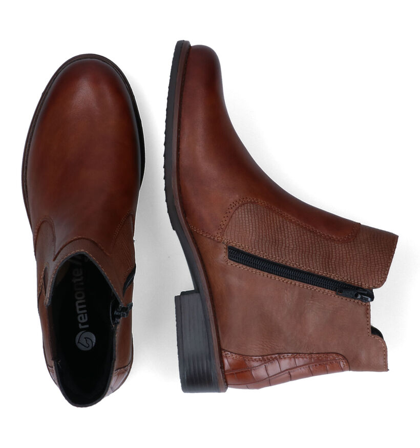 Remonte Bottines plates en Marron pour femmes (315725) - pour semelles orthopédiques