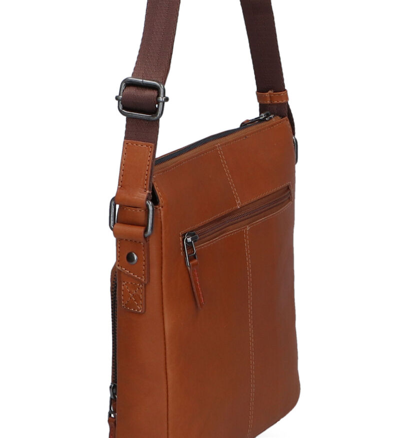 Maverick Cognac Crossbody Tas voor heren (341263)