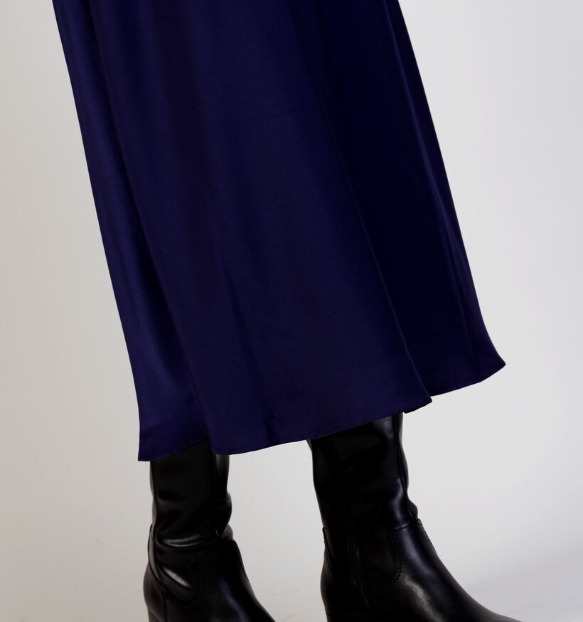 Vila Elmina Satin Jupe en Bleu pour femmes (365583)