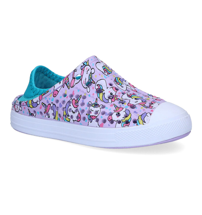 Skechers Foamies - Guzman Steps Roze Sandalen voor meisjes (307235)