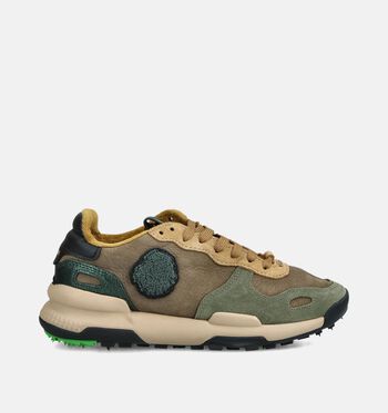 Satorisan Sneakers Beige/Taupe/Roze/Groen