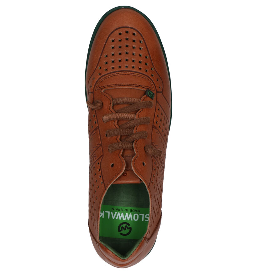 Slowwalk Morvi Cognac Veterschoenen in leer (275053)