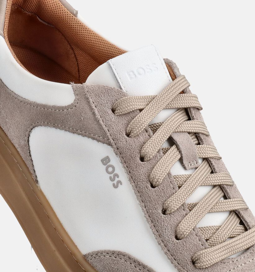 Boss Lichtbeige Sneakers voor heren (369013) - geschikt voor steunzolen