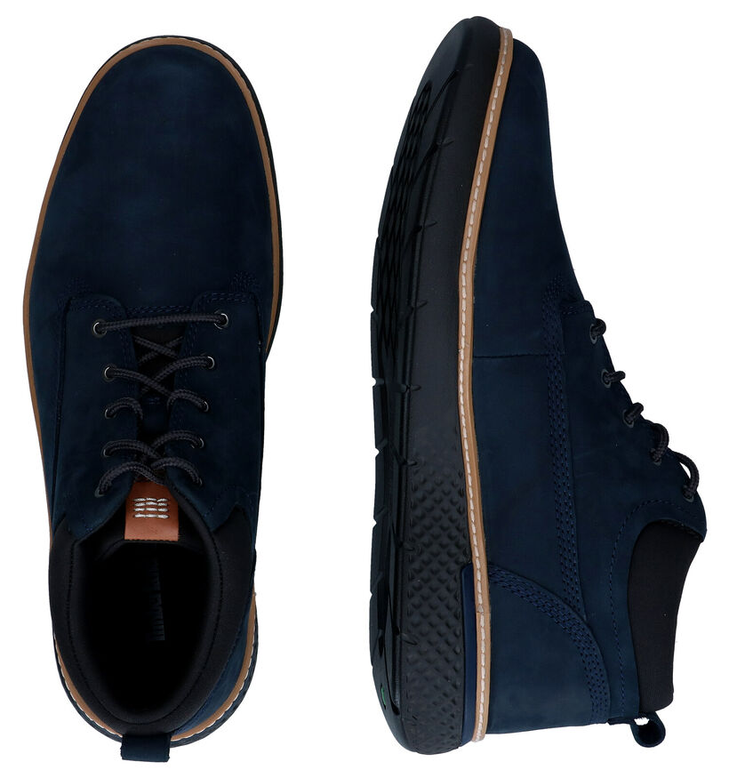 Timberland Cross Mark PT Chukka Bottines en Bleu pour hommes (330917)