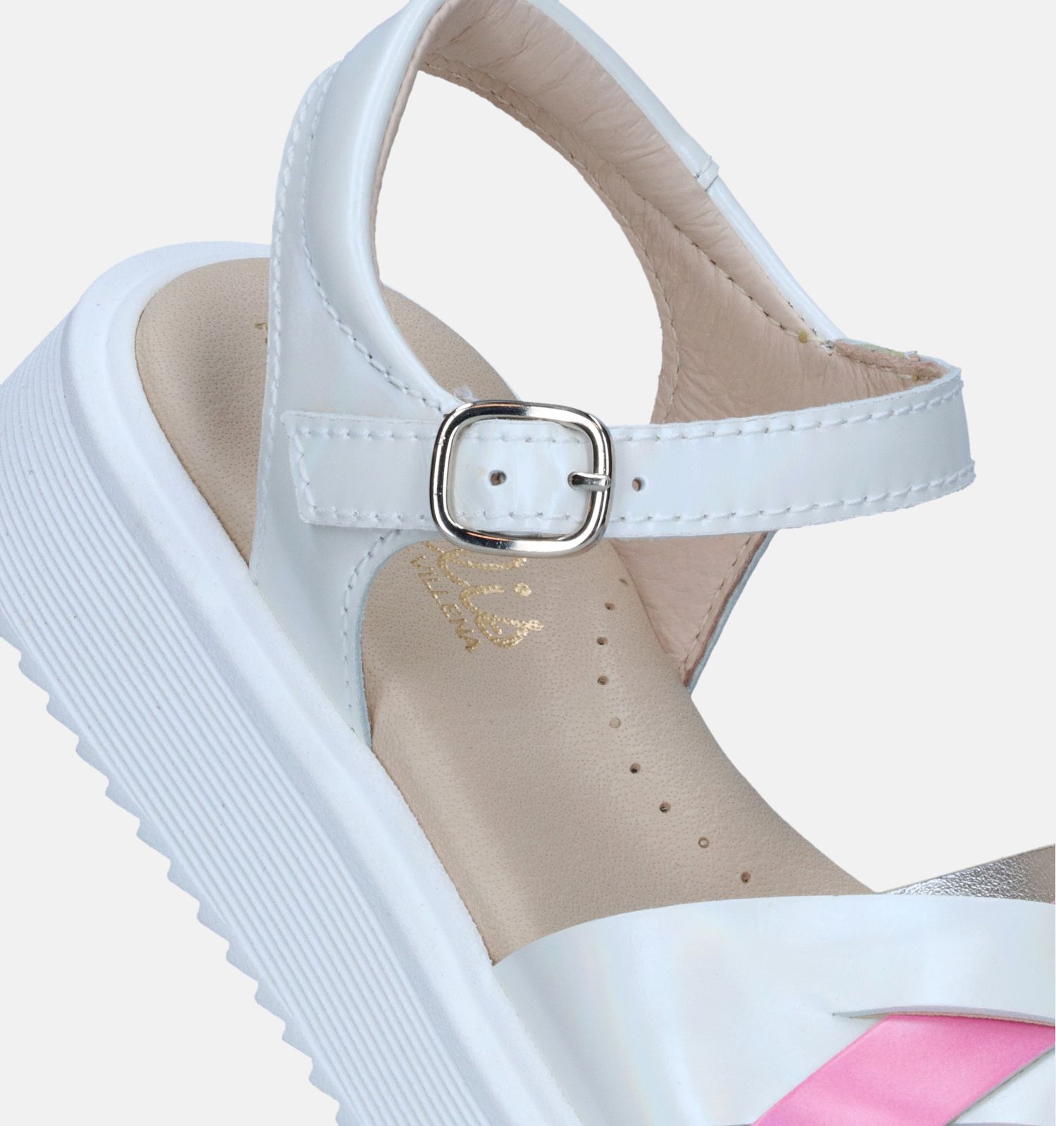 Beberlis Witte Sandalen Met Plateauzool Meisjes Sandalen Online op TORFS.BE
